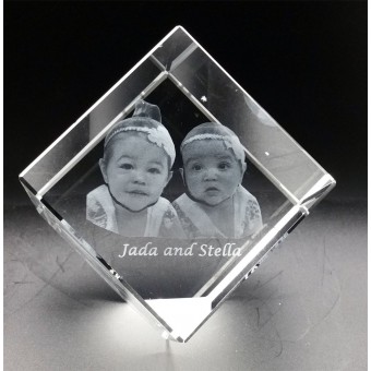 CUB0080 - 3D Photo Cube - Large Size - 80 x 80 x 80mm